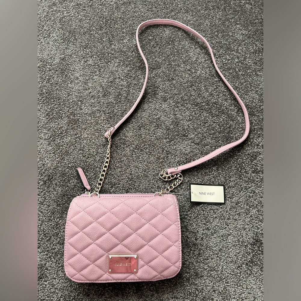 Nine West Highbridge Crossbody Bag Lilac Purple NWT